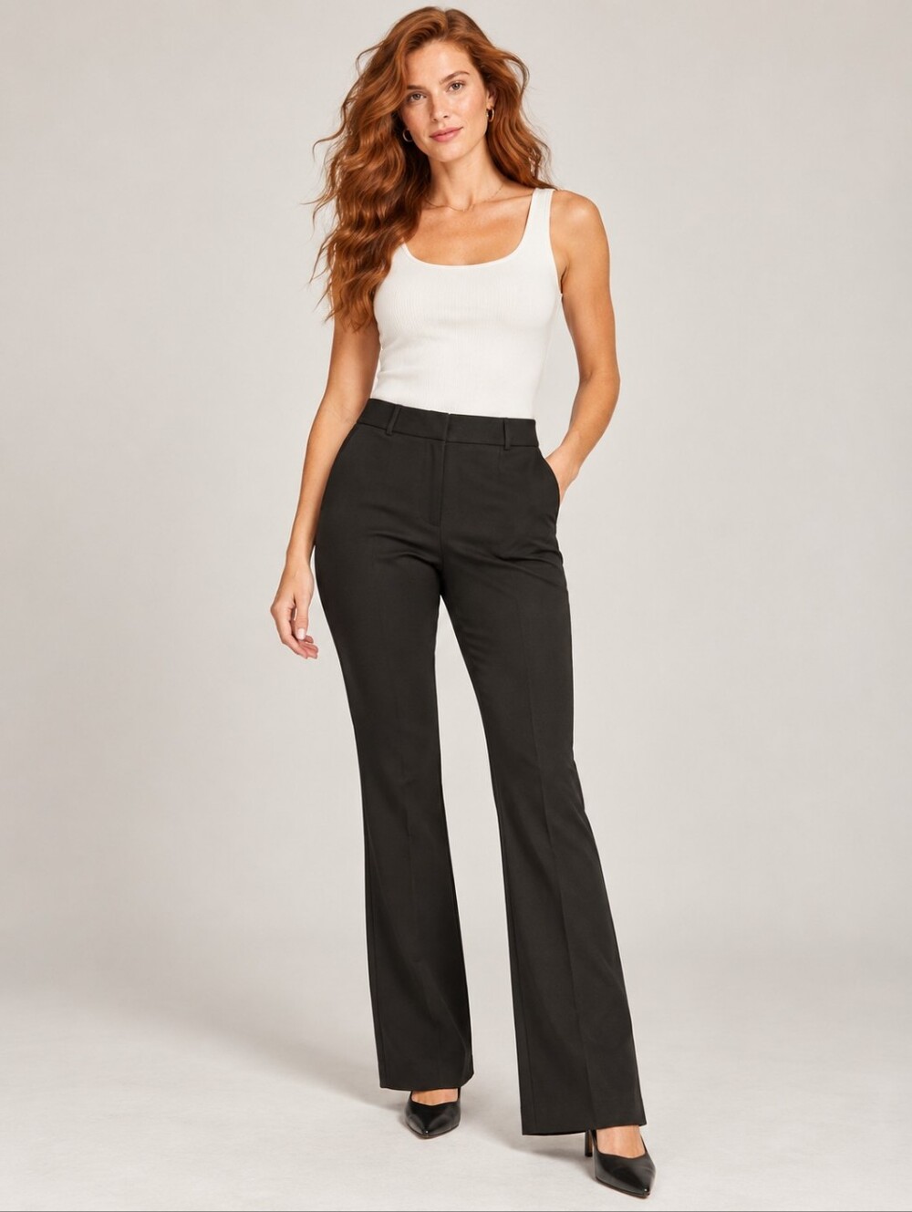 ❤️ NWT! WHITE HOUSE BLACK MARKET HIGH RISE SLIM BOOT BOOTCUT TROUSERS/ PANTS, 14
